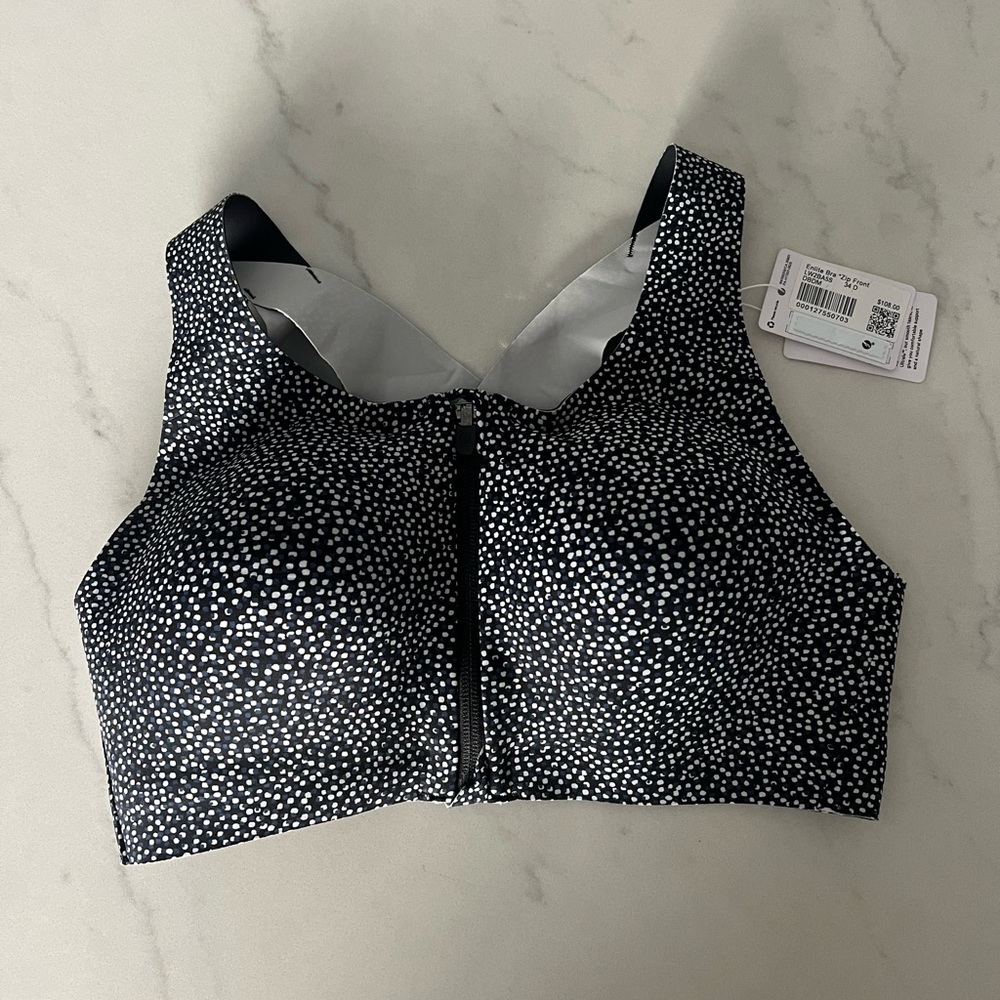 NWT Lululemon Enlite Bra Zip Front